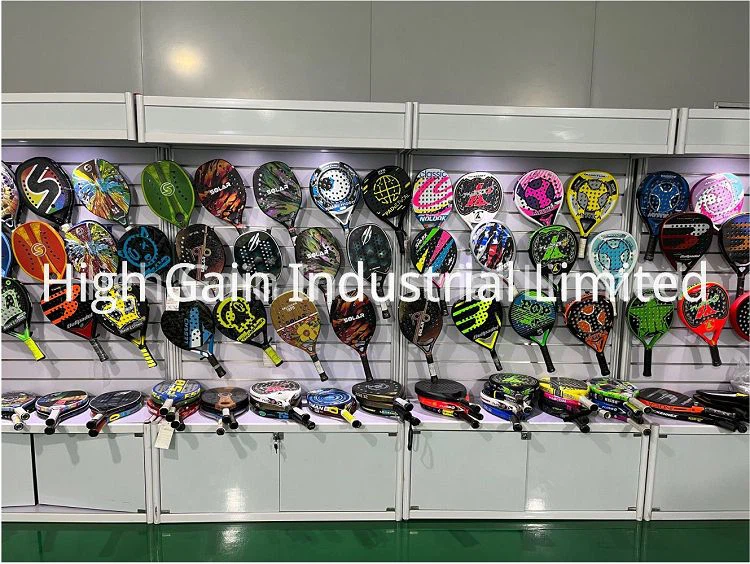 carbon fiber padel racket product display 001001