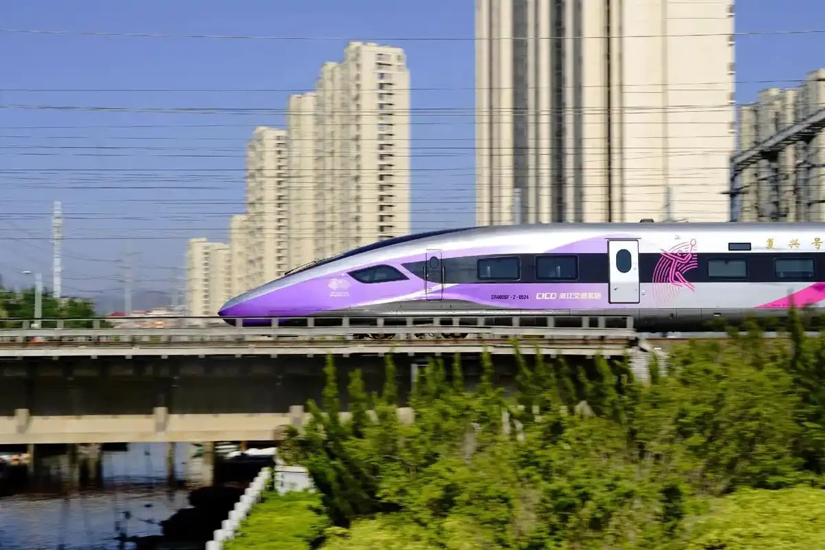 CRRC debüteerib Hangzhou Aasia mängude jätkusuutlikku EMU